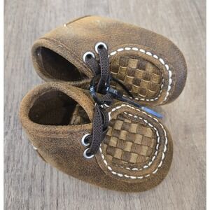 Twister Infant Carson Bucker Casual Brown Shoes 4424802-02 Size 2 Crawlers